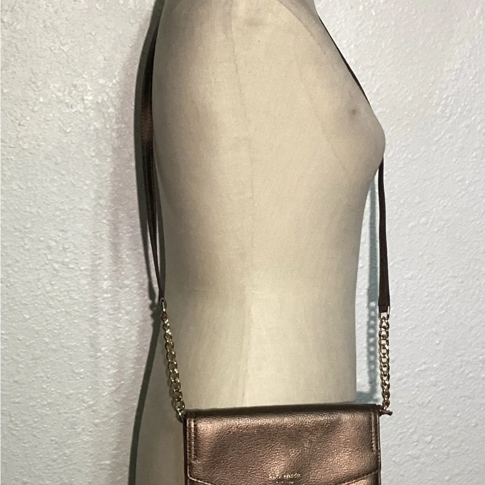 Kate spade metallic crossbody bag
